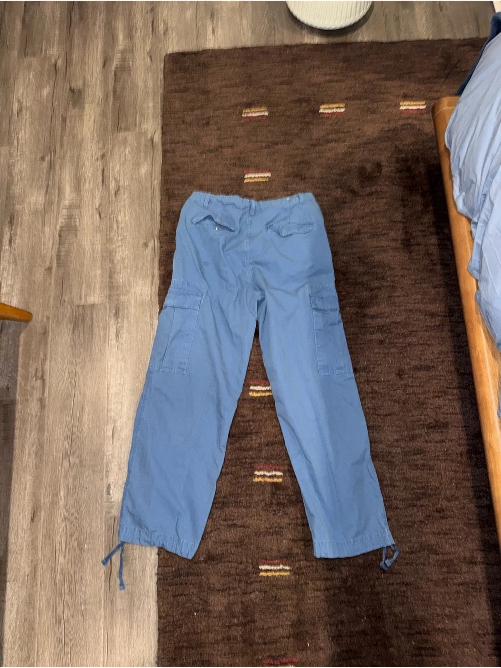 Men's Blue Zara Cargo Pants - Size 31